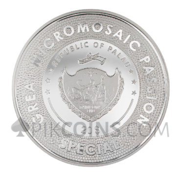 Five Ladies - Great Micromosaic Passion - Special Edition 20$ 5oz Palau 2022