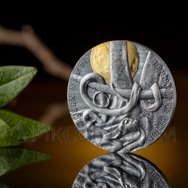 Green Mamba - Wildlife in the Moonlight 5$ 2oz Niue 2022