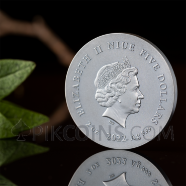 Green Mamba - Wildlife in the Moonlight 5$ 2oz Niue 2022