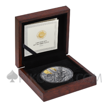 Green Mamba - Wildlife in the Moonlight 5$ 2oz Niue 2022