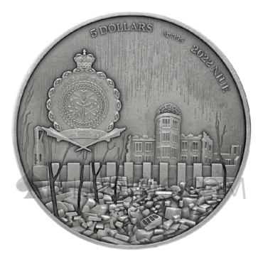 Hiroshima - Human Tragedies 5$ 2oz Niue 2022