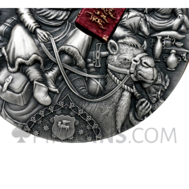 Marco Polo - Famous Explorers 5$ 2oz Niue 2022