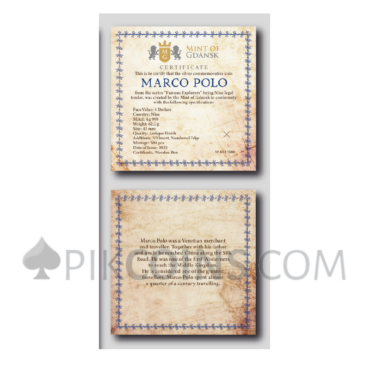 Marco Polo - Famous Explorers 5$ 2oz Niue 2022