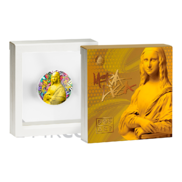 Mona Lisa - Pop Art 5$ 2oz Niue 2023
