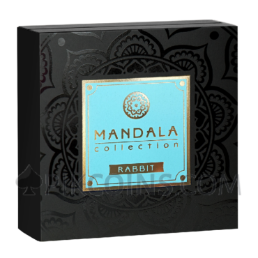 Rabbit Mandala 5$ 2oz Niue 2023