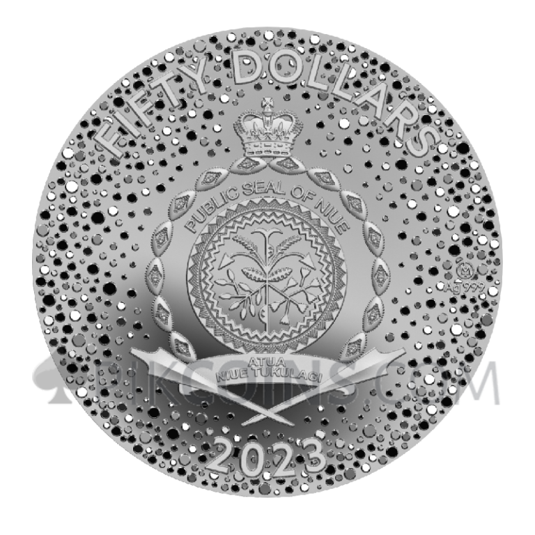The Black Water Rabbit 50 1kg Niue 2023 Coin Modern numismatic coins