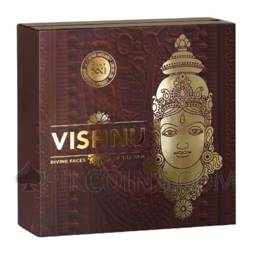 Vishnu - Divine Faces of the Sun 5$ 3oz Niue 2023