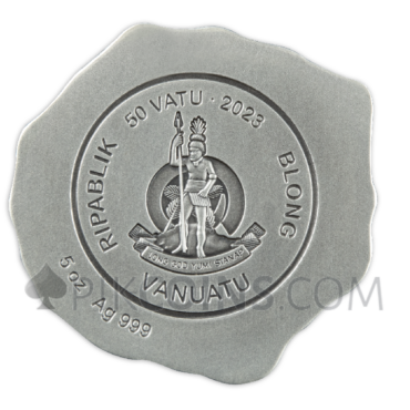 Volcano 50 Vatu 5oz Vanuatu 2023