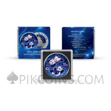 Panda - Artificial Intelligence 10¥ 30g 2022 (UV Effect)