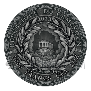 Demeter - The Great Greek Mythology 2000 Francs CFA 2oz Republic of Cameroon 2023