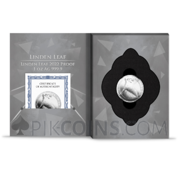 Linden Leaf Proof 5 Marks 1oz 2022