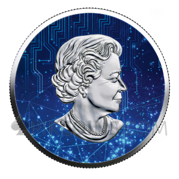 Maple Leaf - Artificial Intelligence 5 CAD 1oz Canada 2022 (UV Effect)