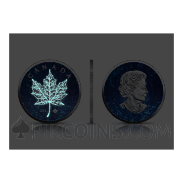 Maple Leaf - Artificial Intelligence 5 CAD 1oz Canada 2022 (UV Effect)