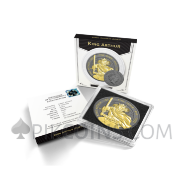 King Arthur - Gold Ruthenium 2 Pounds 1oz Great Britain 2023