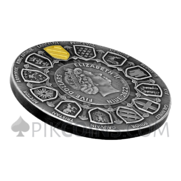 Sir Lancelot - Camelot 5$ 2oz Niue 2022