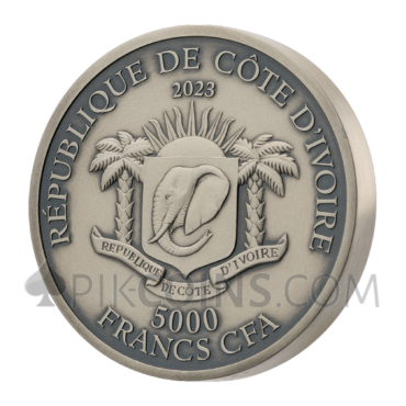 Big Five Africa - Completer Coin 10000 Francs CFA 1kg Ivory Coast 2023