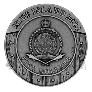 Boudica - Woman Warriors 5$ 2oz Niue 2022