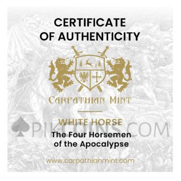 Four Horsemen of Apocalypse - White Horse 1oz silver 2023