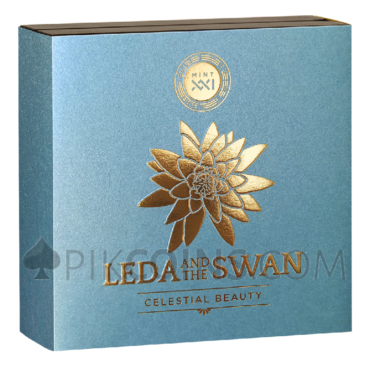 Leda and the Swan - Celestial Beauty 2000 Francs CFA 2oz Republic of Cameroon 2023