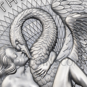 Leda and the Swan - Celestial Beauty 2000 Francs CFA 2oz Republic of Cameroon 2023