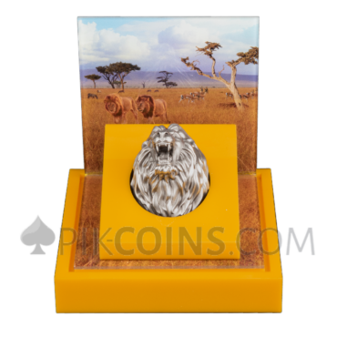 The Lion Head 50 Francs 3oz Burundi 2023