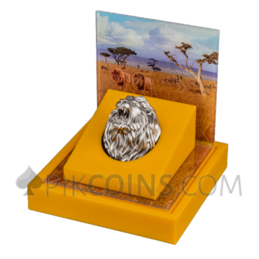 The Lion Head 50 Francs 3oz Burundi 2023