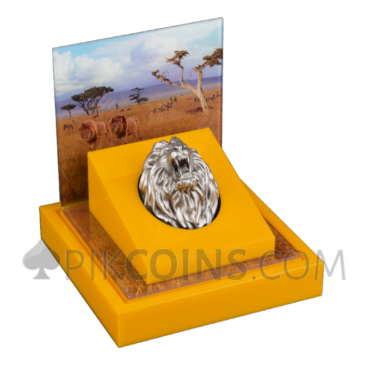 The Lion Head 50 Francs 3oz Burundi 2023