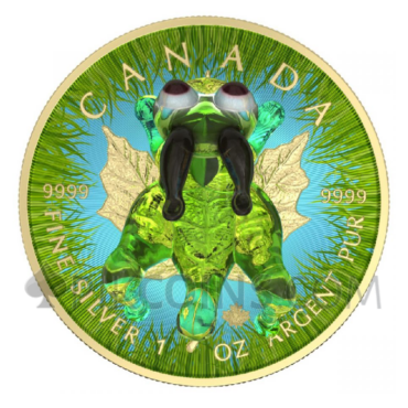 Maple Leaf - Murano "Grasshopper" 5 CAD 1oz Canada 2022