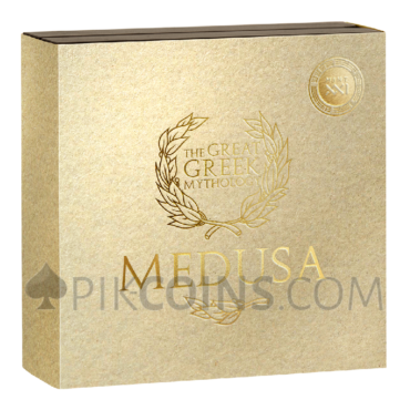Medusa - The Great Greek Mythology 2000 Francs CFA 2oz Republic of Cameroon 2023