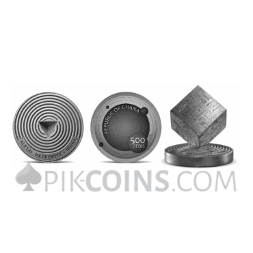 Space Cube - Cube Coin 500 Cedis 1kg Republique of Ghana 2023