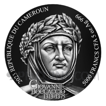 Decameron - 5000 Francs 5oz Cameroon 2023