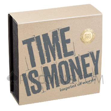 Time is Money - Imprint of words Series 2000 Francs CFA 2oz Republic of Cameroon 2023