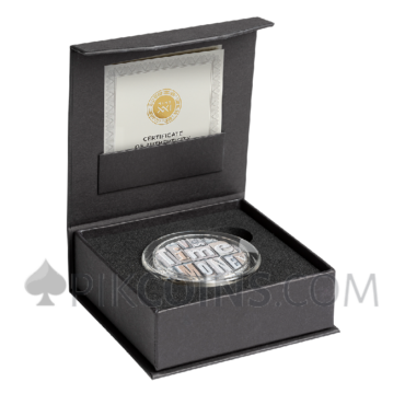 Time is Money - Imprint of words Series 2000 Francs CFA 2oz Republic of Cameroon 2023