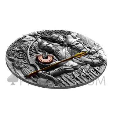 The Witcher - Baptism of Fire 5$ 2oz Niue 2023