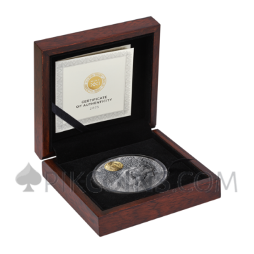 Brown Bear - Wildlife in the Moonlight 5$ 2oz Niue 2023