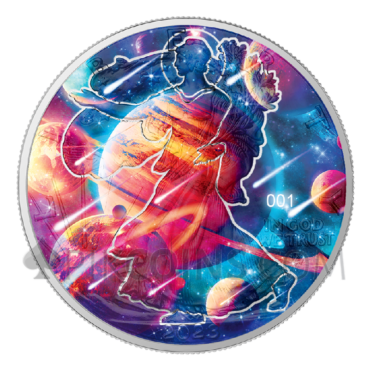 American Eagle 1 USD 2023 - Glowing Galaxy (Glow in the dark)