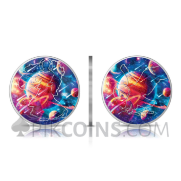 American Eagle 1 USD 2023 - Glowing Galaxy (Glow in the dark)