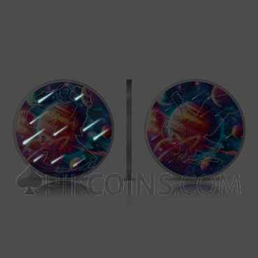 American Eagle 1 USD 2023 - Glowing Galaxy (Glow in the dark)