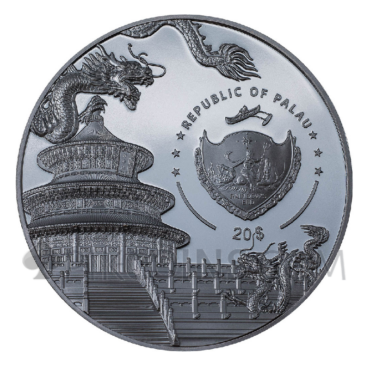 Paladin Panda - 40th Anniversary of Panda Coins 20$ 3oz Palau 2022