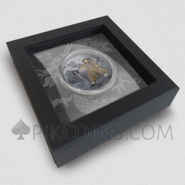Paladin Panda - 40th Anniversary of Panda Coins 20$ 3oz Palau 2022