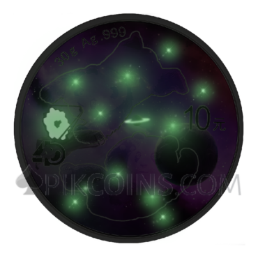 Panda 10 Yuan 2022 - Glowing Galaxy