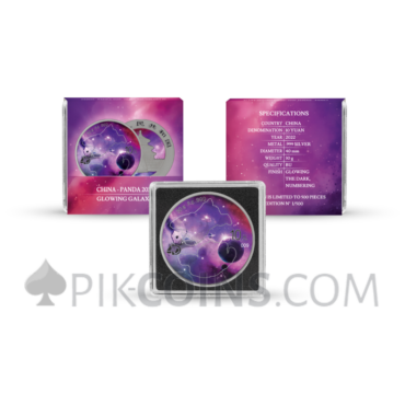 Panda 10 Yuan 2022 - Glowing Galaxy