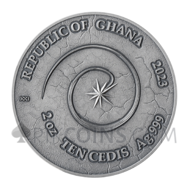 Phoenix - Chronicles of Fire 10 Cedis 2oz Republic of Ghana 2023