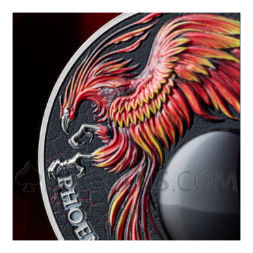 Phoenix - Chronicles of Fire 10 Cedis 2oz Republic of Ghana 2023
