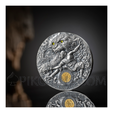Shaolin Kung Fu Leopard - Martial Arts Styles 5$ 2oz Niue 2023
