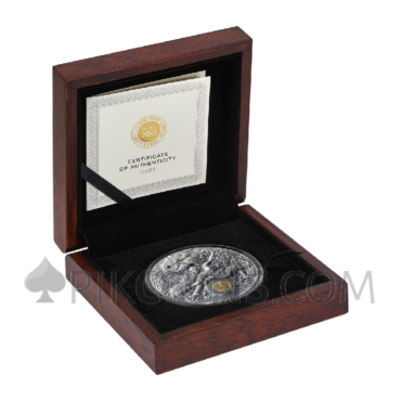 Shaolin Kung Fu Leopard - Martial Arts Styles 5$ 2oz Niue 2023
