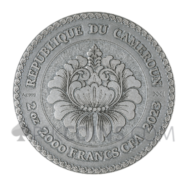 The Golden Touch - Twists of Destiny 2000 Francs CFA 2oz Republic of Cameroon 2023