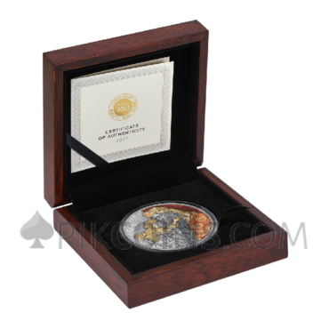 The Golden Touch - Twists of Destiny 2000 Francs CFA 2oz Republic of Cameroon 2023
