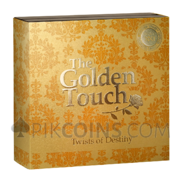 The Golden Touch - Twists of Destiny 2000 Francs CFA 2oz Republic of Cameroon 2023