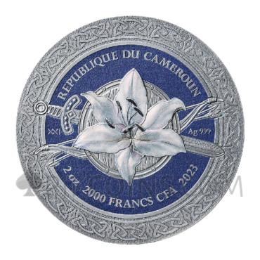 Valkyrie - Femina Bellator 2000 Francs CFA 2oz Republic of Cameroon 2023